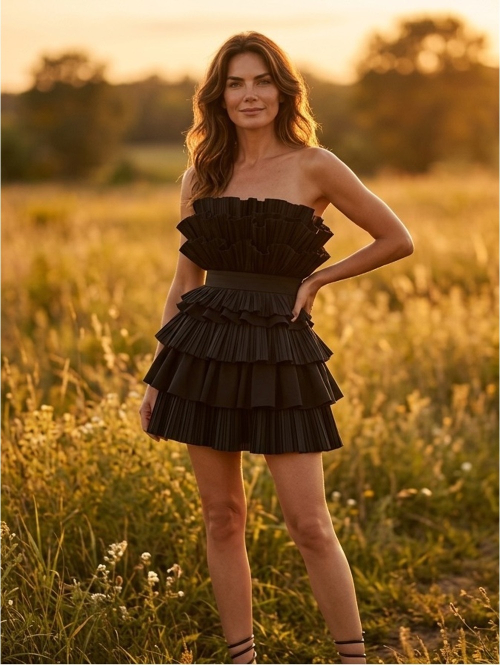 12 Acler Elsher Mini Dress in Black